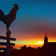 Схема вышивки «НА ЗАРЕ»