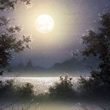 Схема вышивки «ночь»