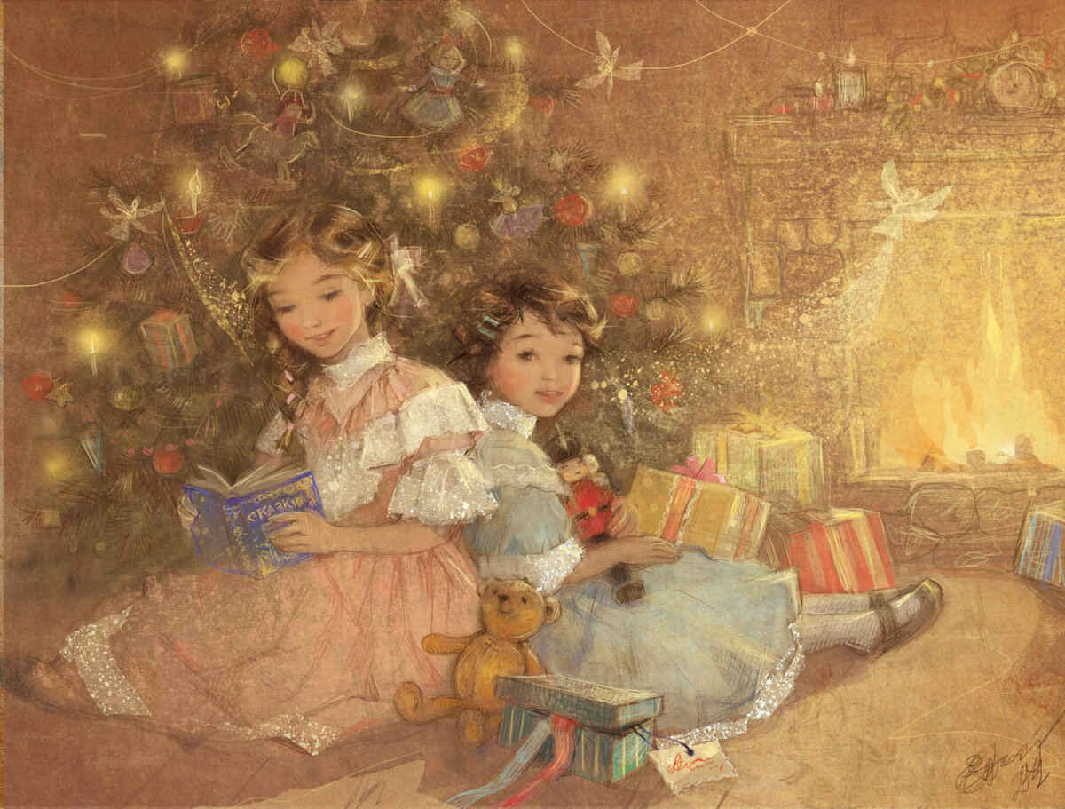 елка - елка, девочки - оригинал