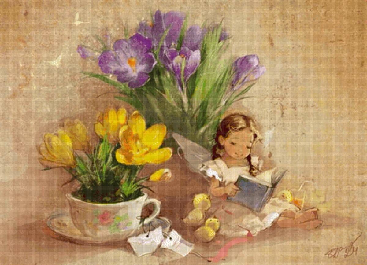 крокусы - сказка, крокусы - предпросмотр