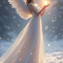 Схема вышивки «Фея зимы»