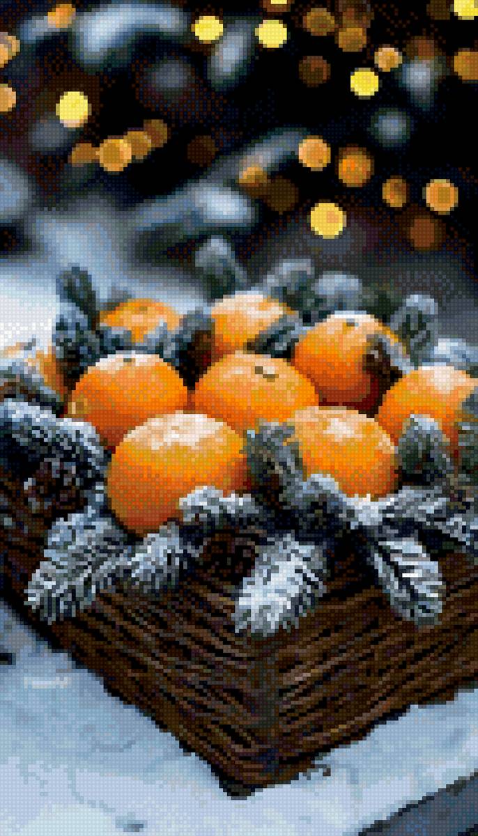 Мандарины - мандарины, новый год - предпросмотр