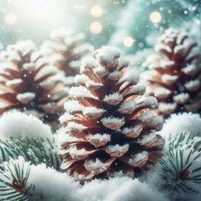 Схема вышивки «Шишки»