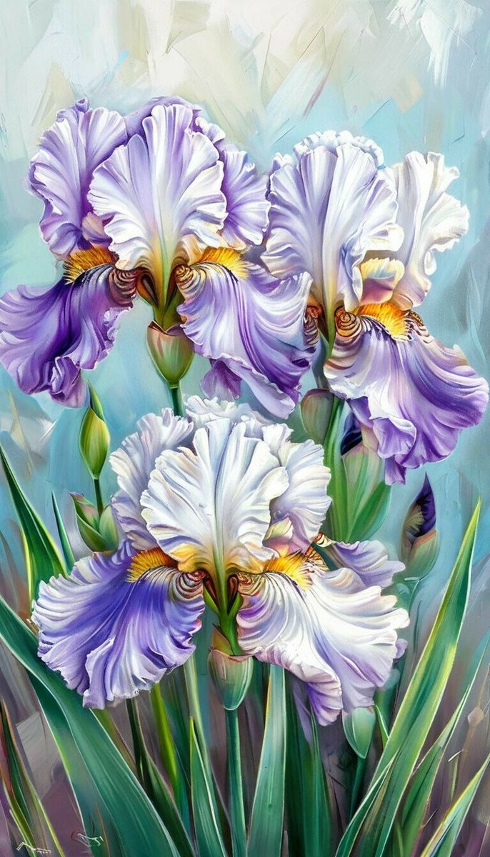 Ирисы - ирисы, цветы - оригинал