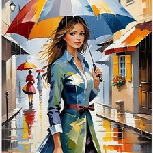 Схема вышивки «девушка»