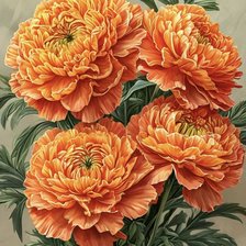 Схема вышивки «цветы»