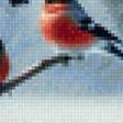 Предпросмотр схемы вышивки «Снегири» (№2848008)