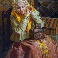 Схема вышивки «Русская красота»