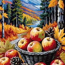 Схема вышивки «осень»