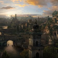 Схема вышивки «Арабские  дома»