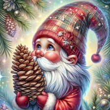 Схема вышивки «новогодняя»