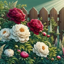 Схема вышивки «цветы»