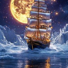 Схема вышивки «Полярная  звезда»