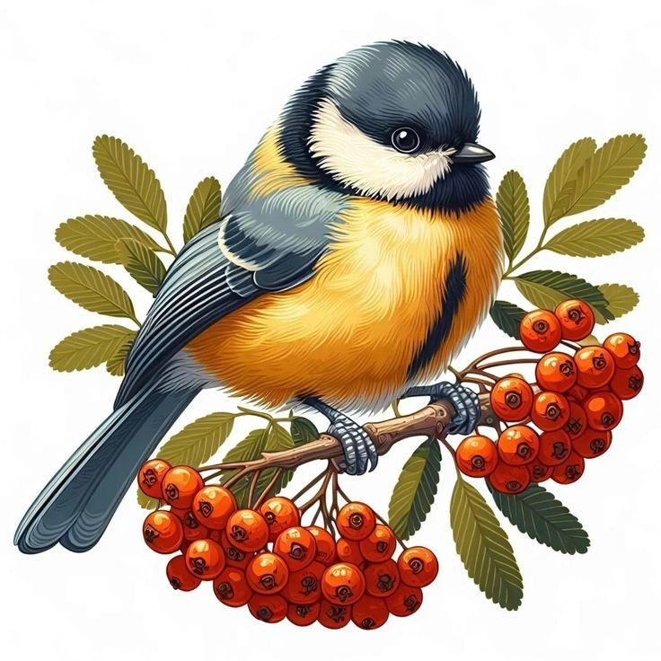 Птичка - оригинал