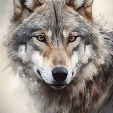 Схема вышивки «Дикий зверь»