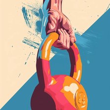 Схема вышивки «Спорт, мотивация»