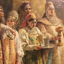 Русская красота, Барышни-боярышни Константина Маковского