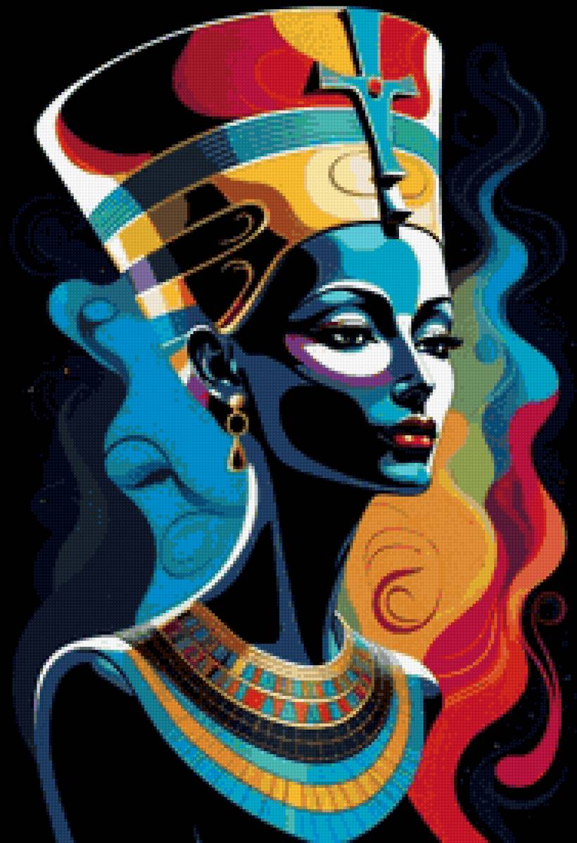 Неффертити - арт - предпросмотр