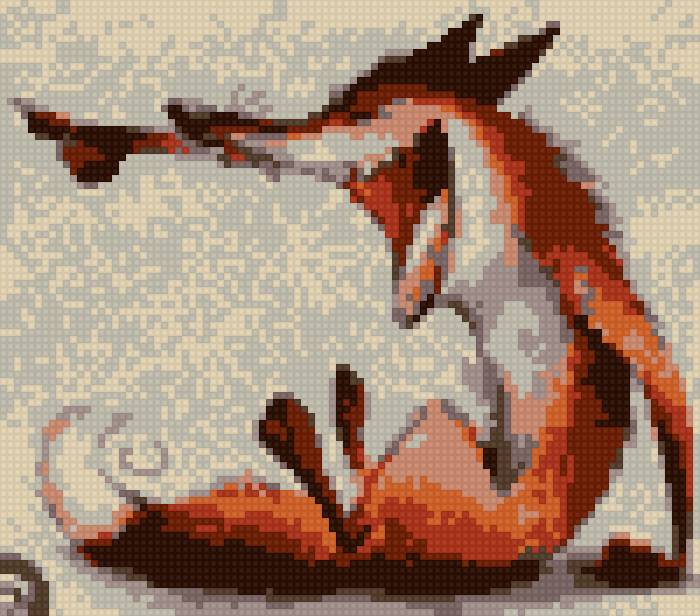 Смеющийся лис - лис, детские, смеющийся лис, мультяшные - предпросмотр