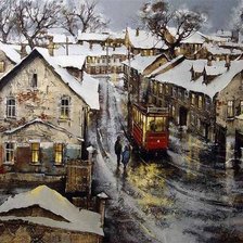 Схема вышивки «сырая погода»