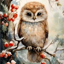 Схема вышивки «Совушка»