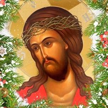 Схема вышивки «Иисус»