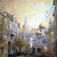 Схема вышивки «старая москва»