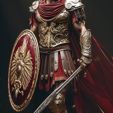 Схема вышивки «Воин, Спартак»