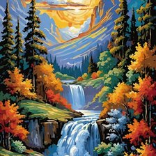 Схема вышивки «природа»