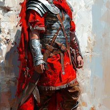 Схема вышивки «Воин»