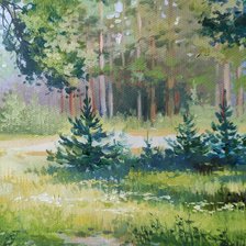 Схема вышивки «Лесная поляна. Полянский»