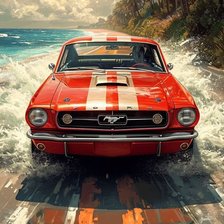 Схема вышивки «Автомобиль»