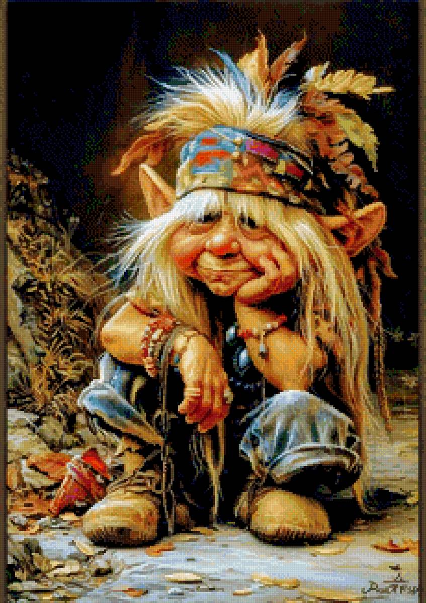 Тролль - эльф - предпросмотр