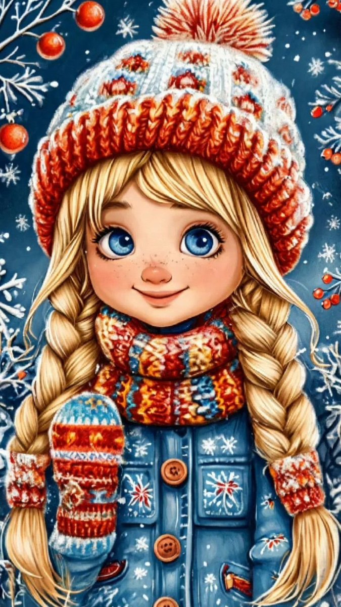 девочка - рисунок - оригинал