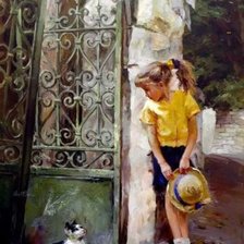 Схема вышивки «Встреча»