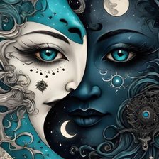 Схема вышивки «Caras»