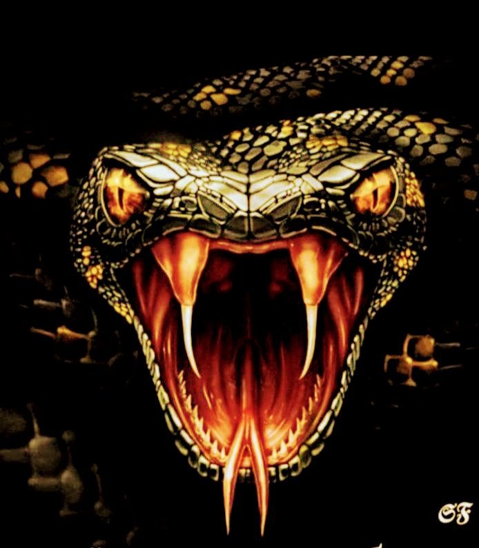 Земноводные - змея - оригинал