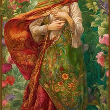 Схема вышивки «Русская красота»