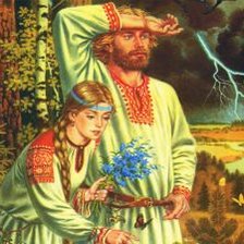 Схема вышивки «Русская красота»