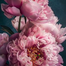 Схема вышивки «Пионы»