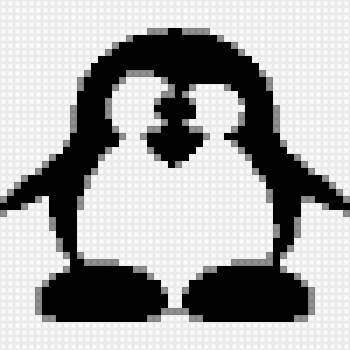 пингвин 50х50 - предпросмотр