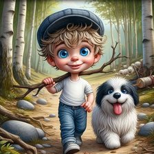 Схема вышивки «детская»