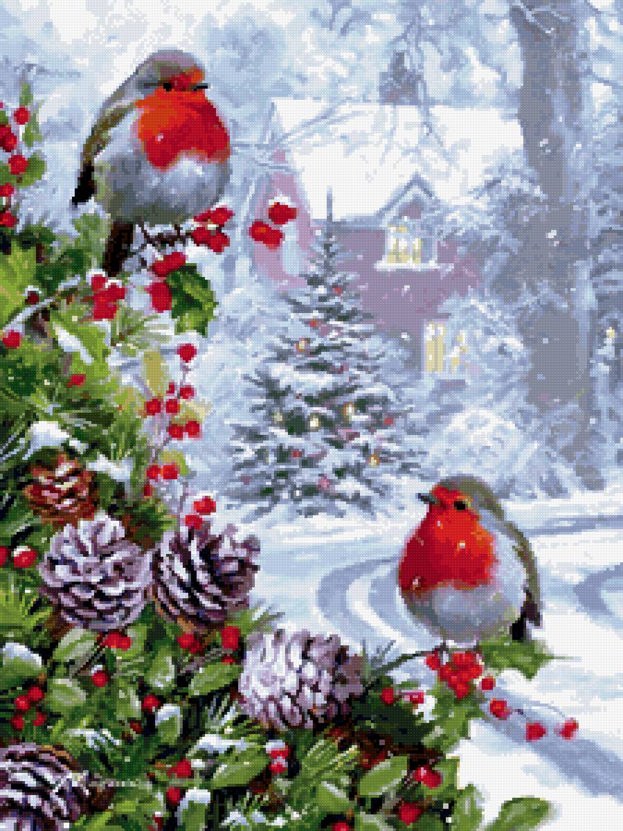 снегири - предпросмотр