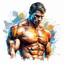 Схема вышивки «Спорт, мотивация»