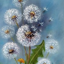 Схема вышивки «одуванчик»