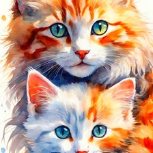 Схема вышивки «пара»