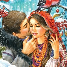 Схема вышивки «Русская красота»