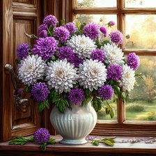 Схема вышивки «Цветы»