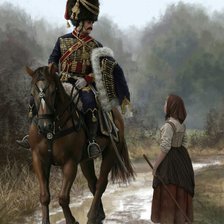 Схема вышивки «Гусары»