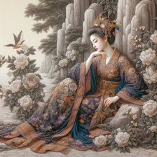 Схема вышивки «Китайские  мотивы»